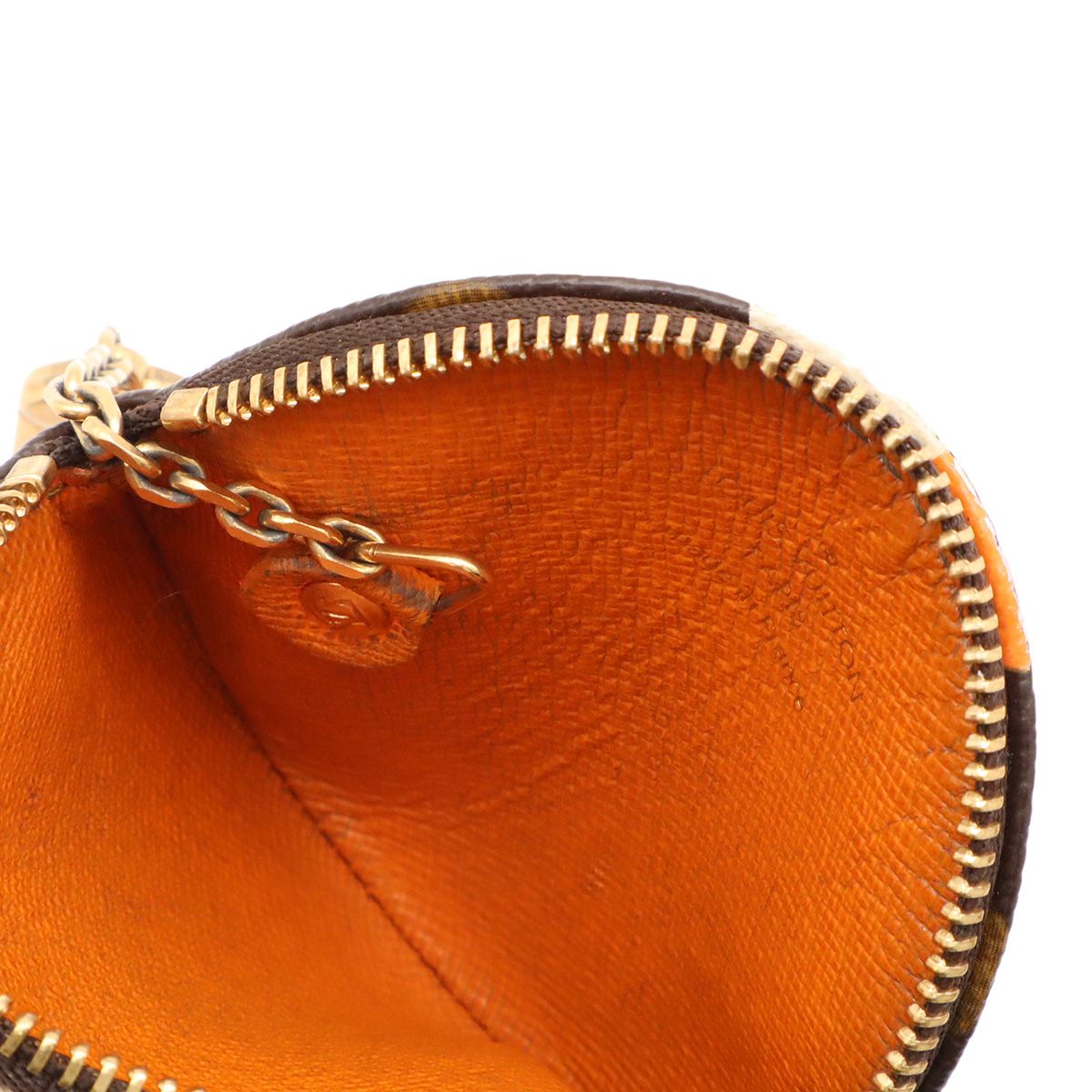 Louis Vuitton Monogram Groom Porte Monnaie Rond Coin Purse Round Bellboy Print — view 6