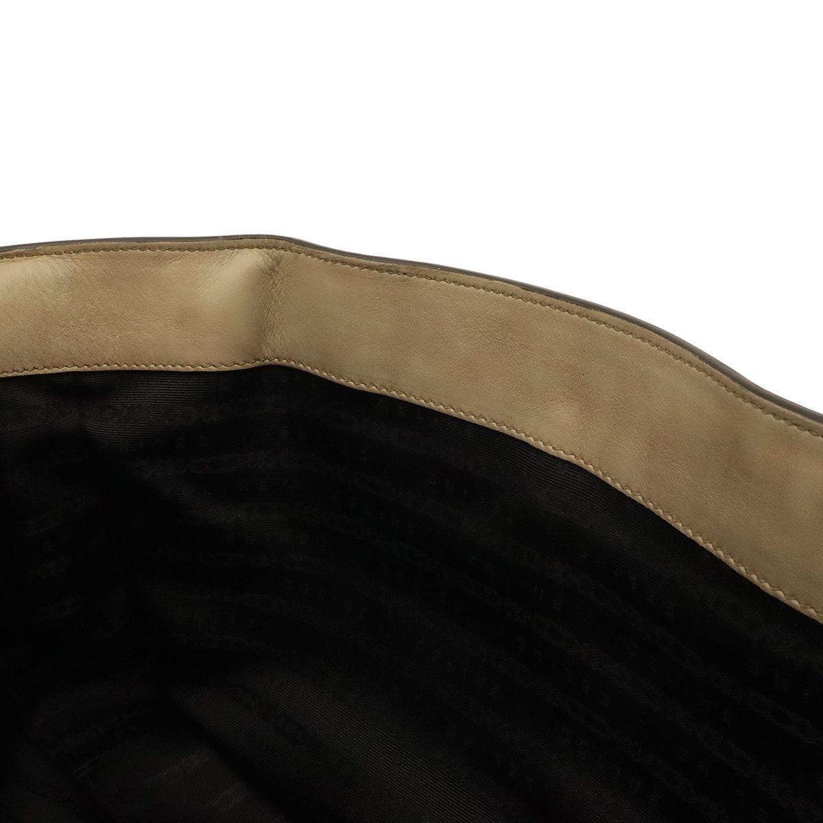 Celine Boogie Tote Bag Leather Beige Silver — view 8