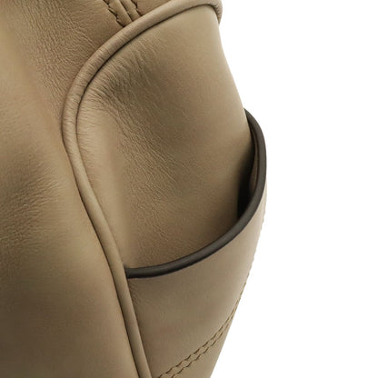 Celine Boogie Tote Bag Leather Beige Silver — view 4