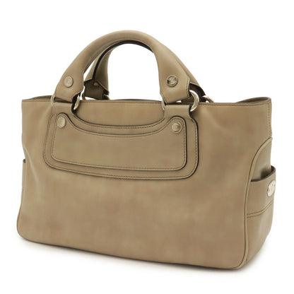 Celine Boogie Tote Bag Leather Beige Silver — view 2