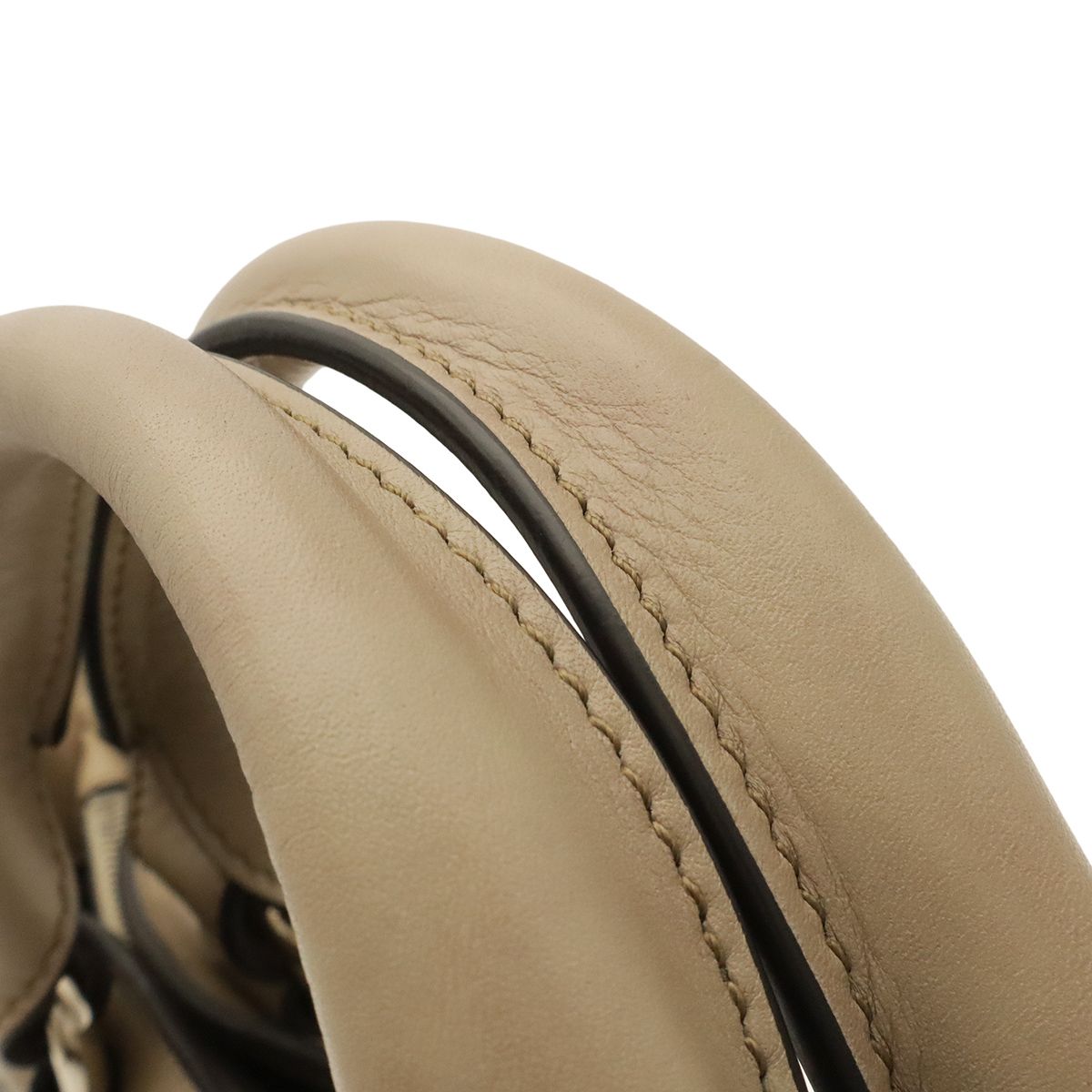 Celine Boogie Tote Bag Leather Beige Silver — view 5