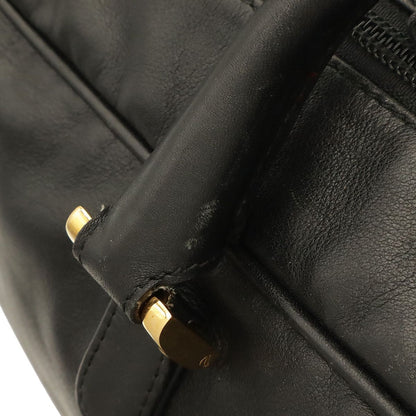 Loewe Anagram Boston Bag Purse Leather Black Gold — view 5