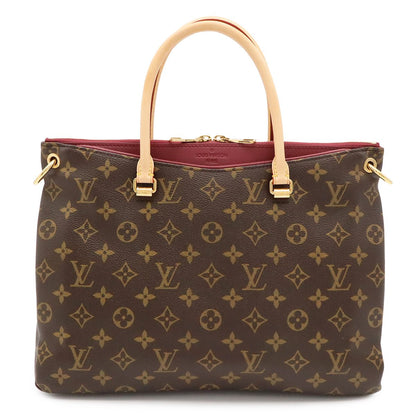 Louis Vuitton Monogram Pallas Tote Bag Aurore Purple