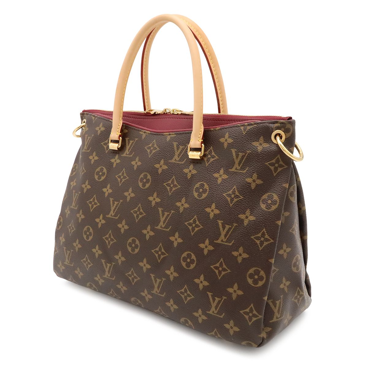 Louis Vuitton Monogram Pallas Tote Bag Aurore Purple — view 2