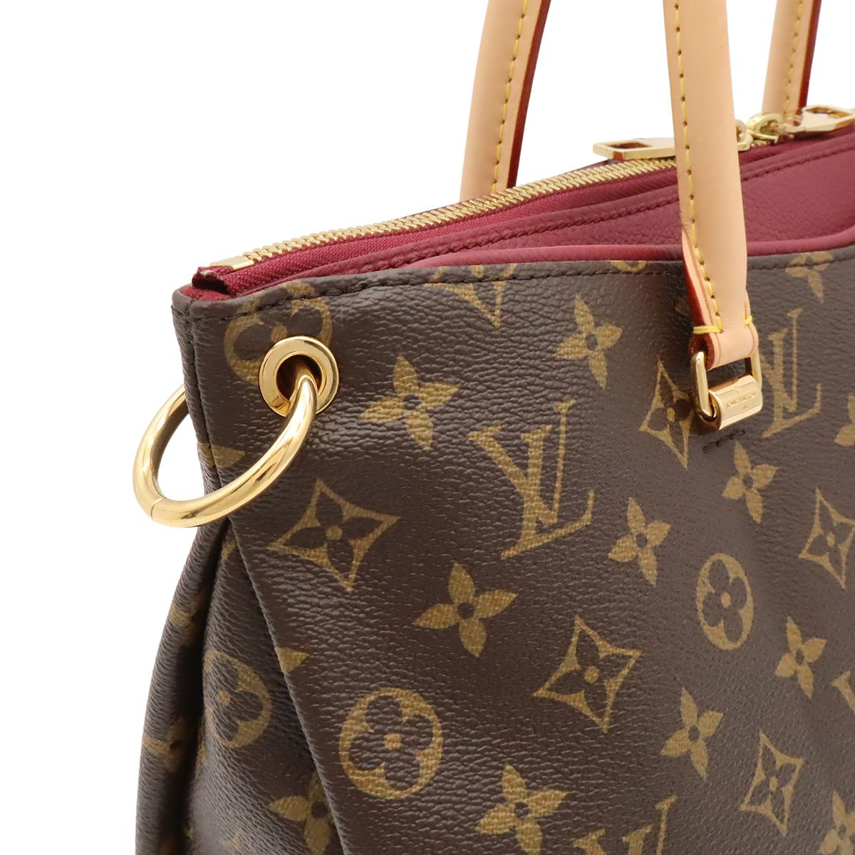 Louis Vuitton Monogram Pallas Tote Bag Aurore Purple — view 5