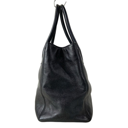 Chanel Tote Bag Executive Line Black Gold Leather — view 2