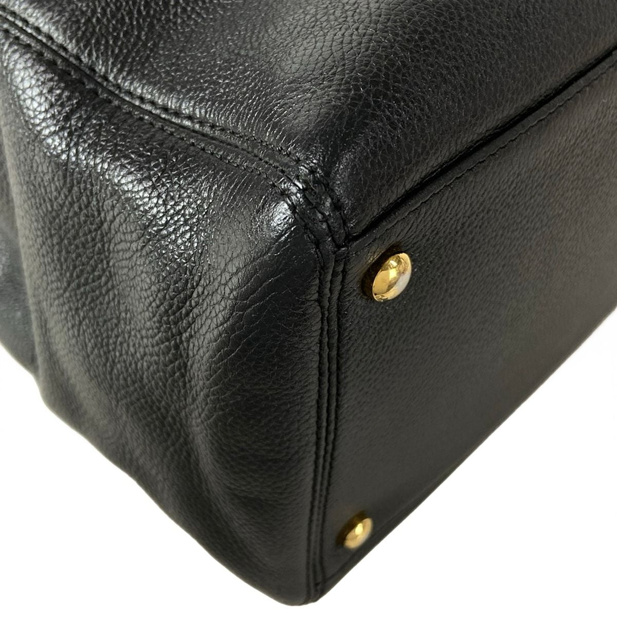 Chanel Tote Bag Executive Line Black Gold Leather — view 7