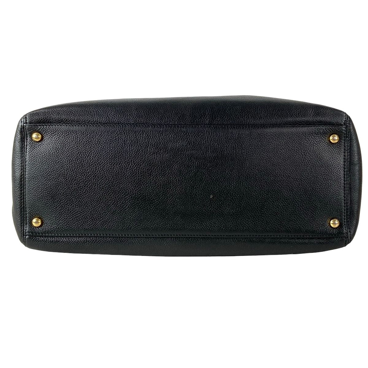 Chanel Tote Bag Executive Line Black Gold Leather — view 5