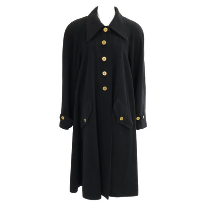 Chanel 94A CC Logo Button Cashmere Long 38