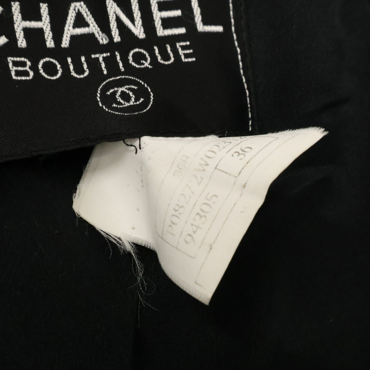 Chanel 96A Cashmere Side Slit Soutien Collar 36 — view 7