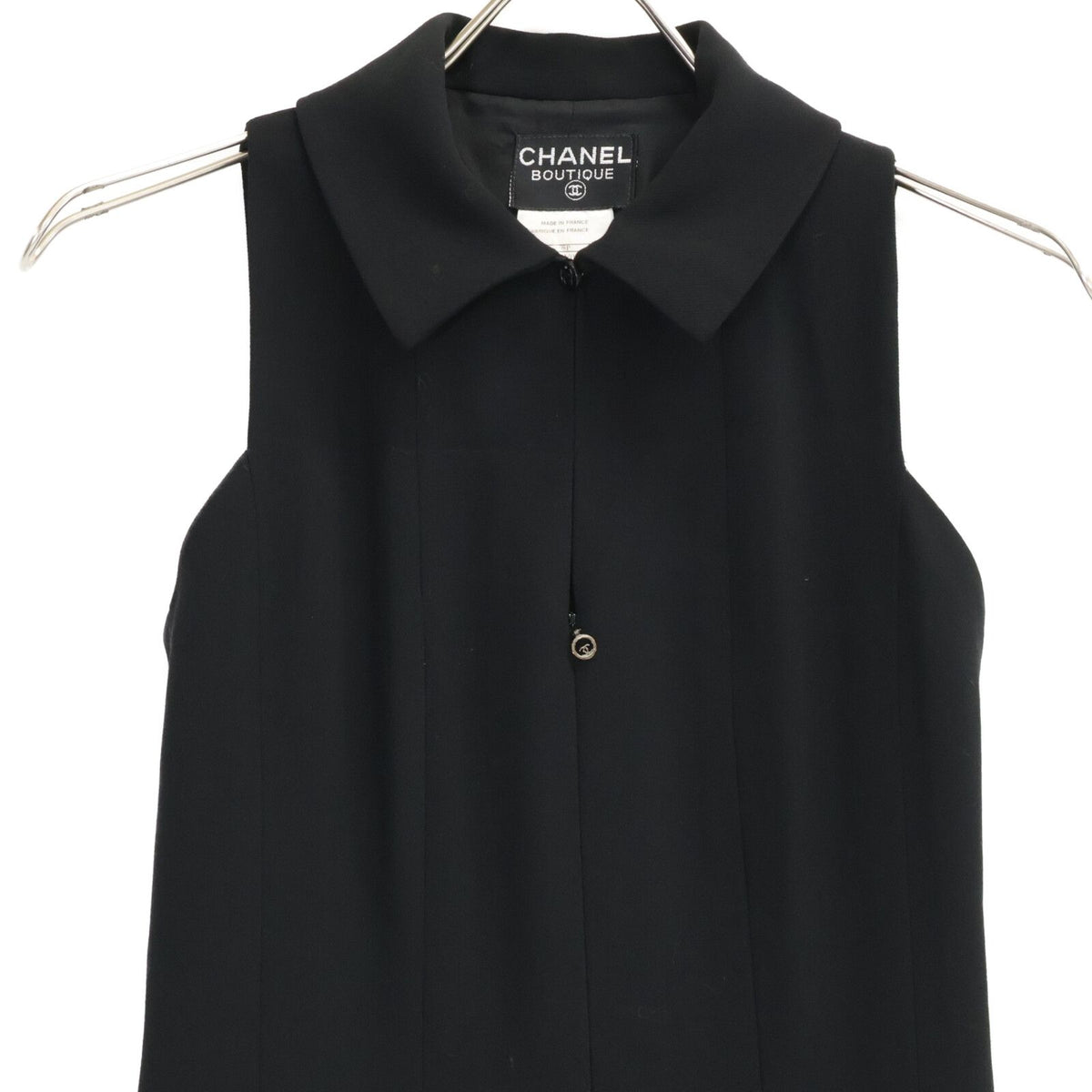 Chanel 98P Wool Sleeveless Long Dress 36 — view 3