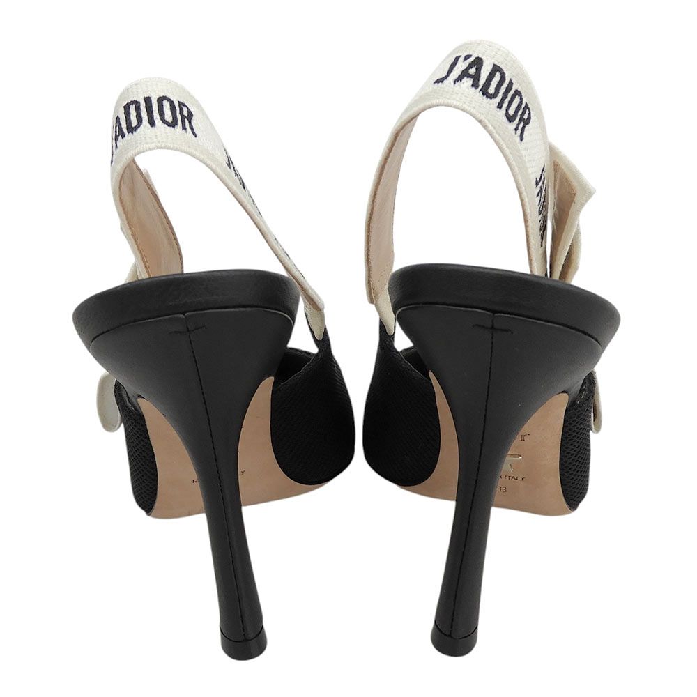 Dior J'adior Slingback Pumps Shoes Black — view 5