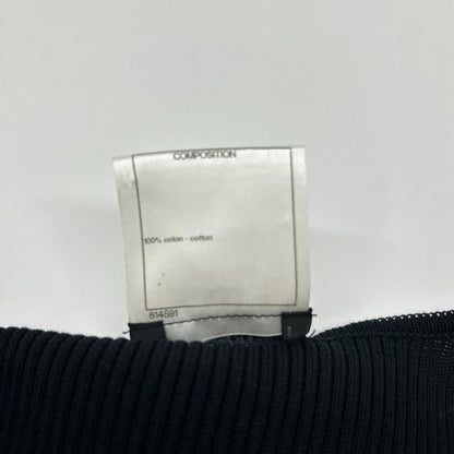 Chanel Black Sleeveless Rib Knit Dress 34 — view 5