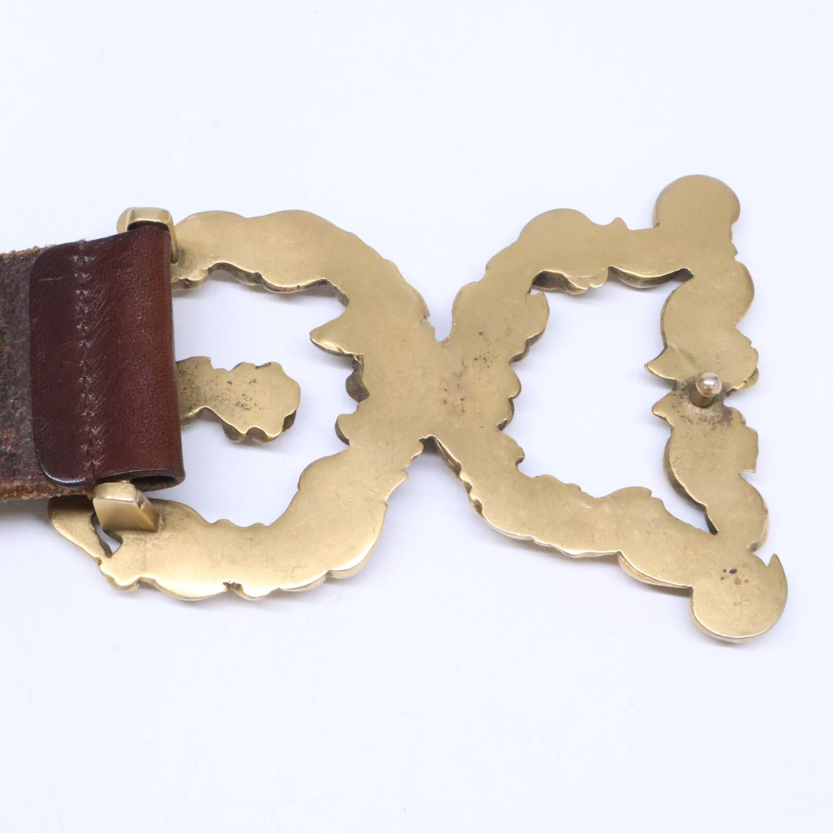 Dolce & Gabbana DG Buckle Leather 80 Belt — view 5
