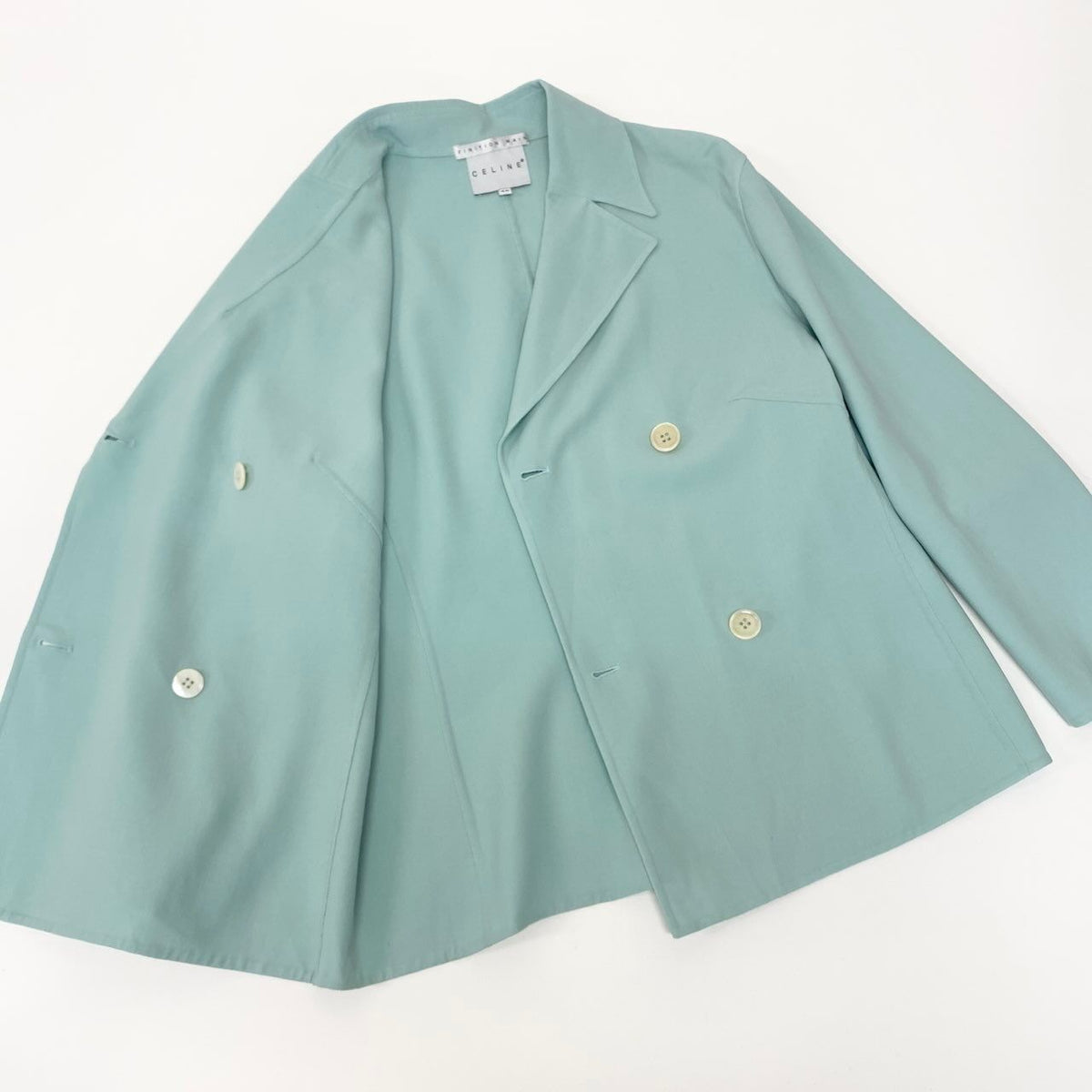 Celine Skirt Set Jacket Blue — view 5