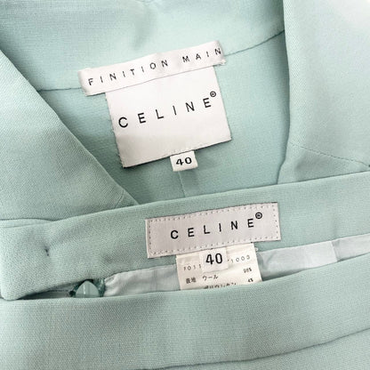 Celine Skirt Set Jacket Blue — view 8