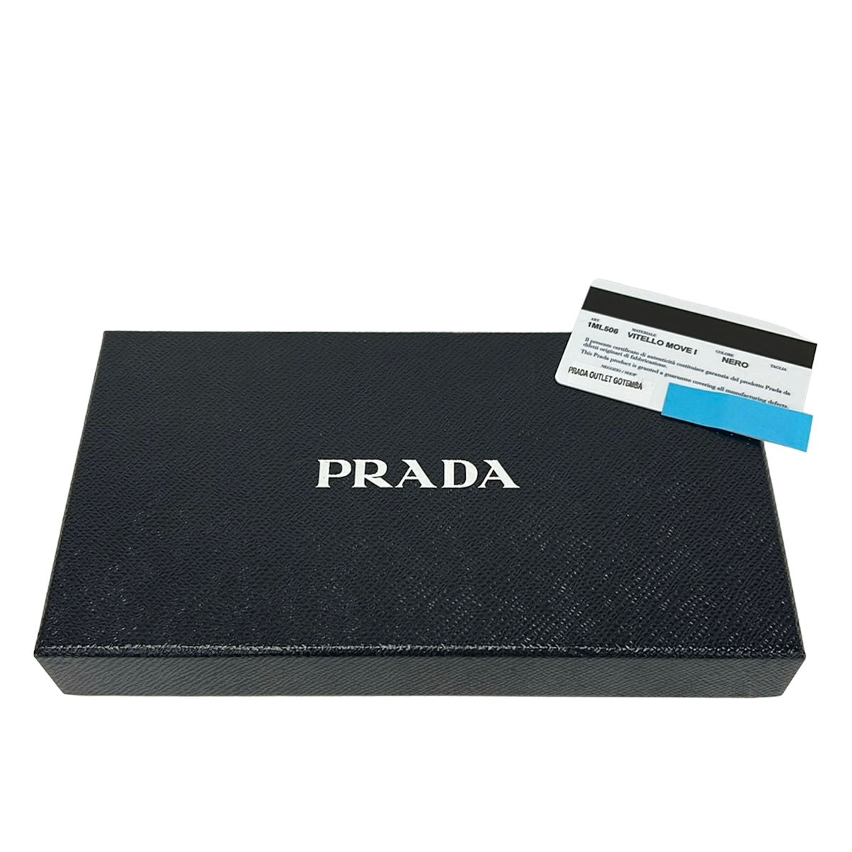 Prada Wallet Black Zip Around Leather — view 6