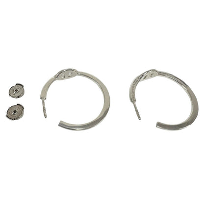 Hermes Chaine D'ancre Hoop Earrings 925 Sterling Silver — view 7