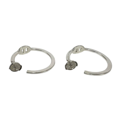 Hermes Chaine D'ancre Hoop Earrings 925 Sterling Silver — view 6