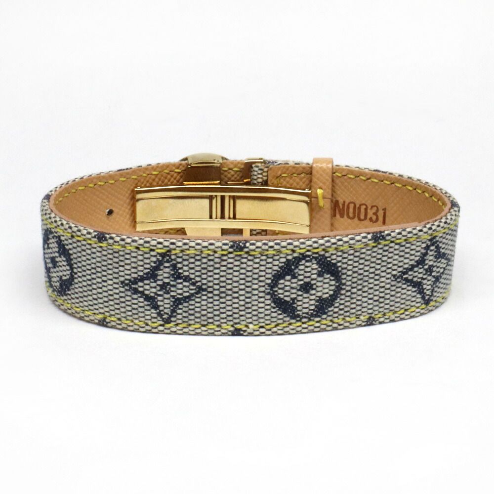 Louis Vuitton Monogram Mini Good Luck Bracelet Blue — view 4