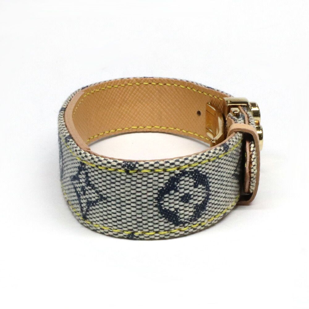 Louis Vuitton Monogram Mini Good Luck Bracelet Blue — view 5