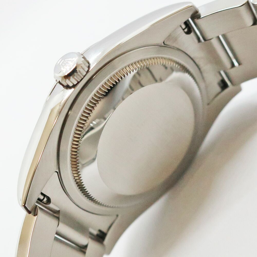 Rolex Oyster Perpetual 36 Black Pink SS Watch — view 4