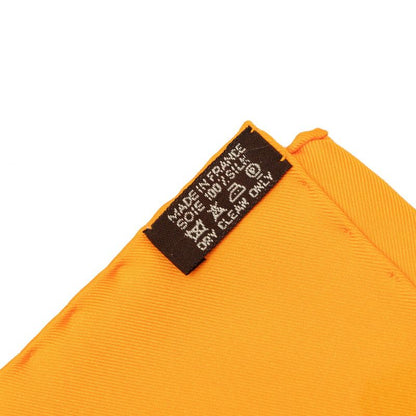 Hermes Carre 90 Au Coeur de la Vie Life Forest Scarf Orange Multicolor Silk — view 7
