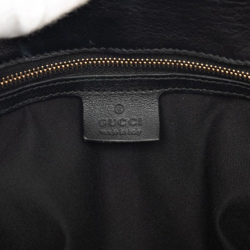 Gucci Boston Bag Black Leather — view 7