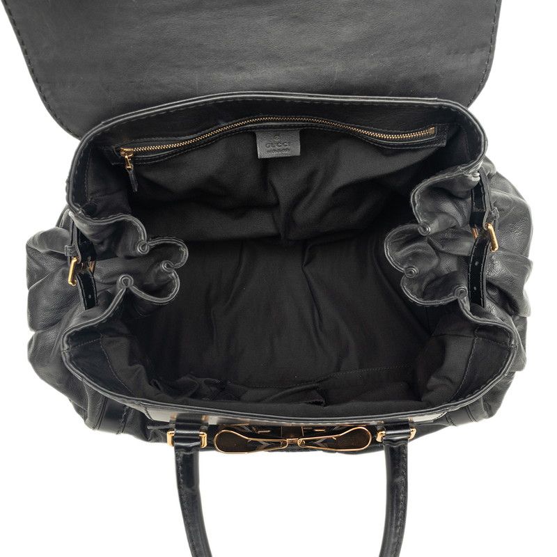 Gucci Boston Bag Black Leather — view 6