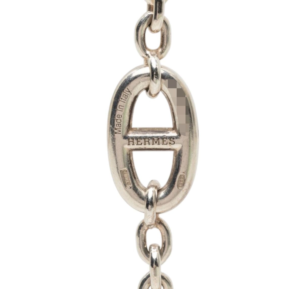 Hermes Chaine D'ancre Farandole LG Chain Bracelet T Bar Silver — view 6