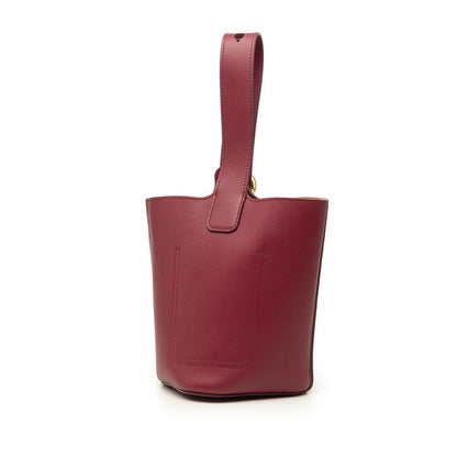 Loewe Pebble Bucket Mini 2-Way Shoulder Bag Purple Leather — view 2