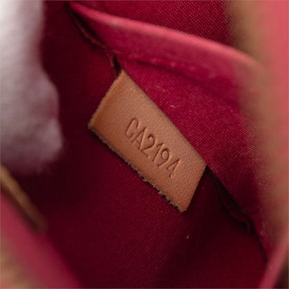 Louis Vuitton Monogram Vernis Alma BB 2-Way Shoulder Bag Rose Indien Red Patent — view 8