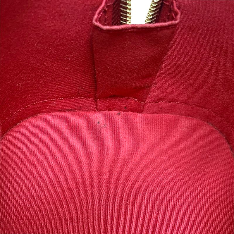 Louis Vuitton Monogram Vernis Alma BB 2-Way Shoulder Bag Rose Indien Red Patent — view 5