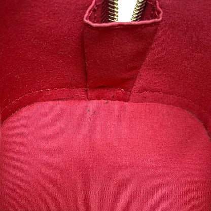 Louis Vuitton Monogram Vernis Alma BB 2-Way Shoulder Bag Rose Indien Red Patent — view 5