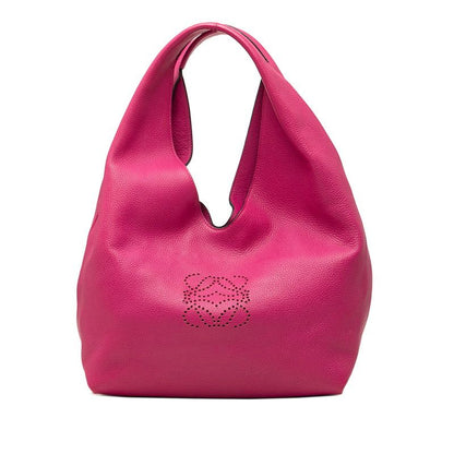 Loewe Anagram Dunas Tote Bag Pink Leather
