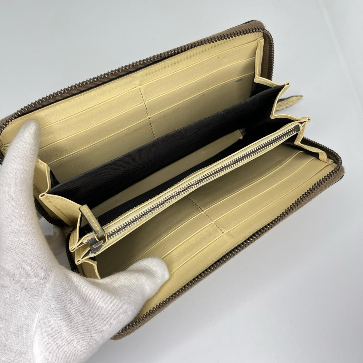 Gucci Bamboo Diana Continental Wallet Ivory — view 6