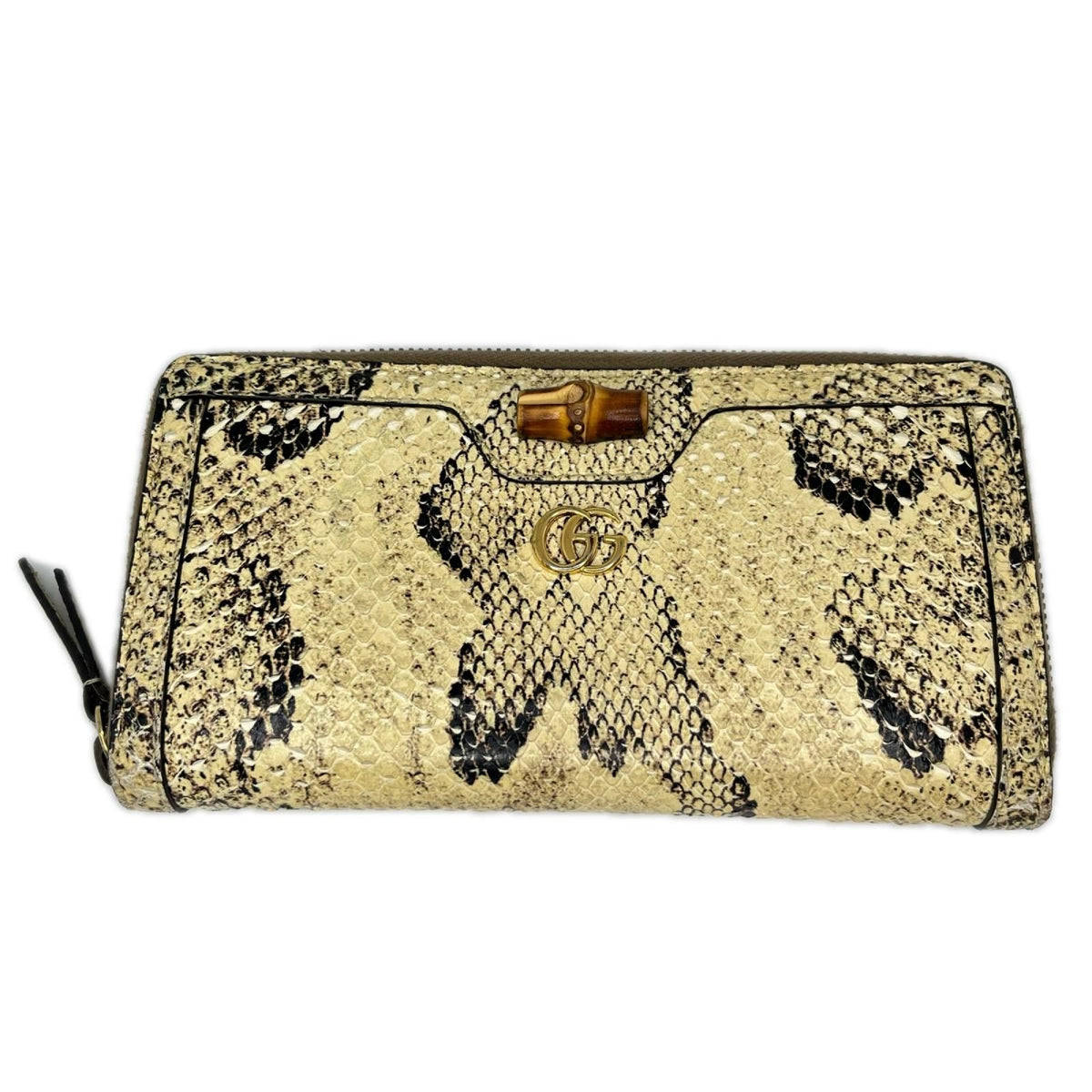 Gucci Bamboo Diana Continental Wallet Ivory