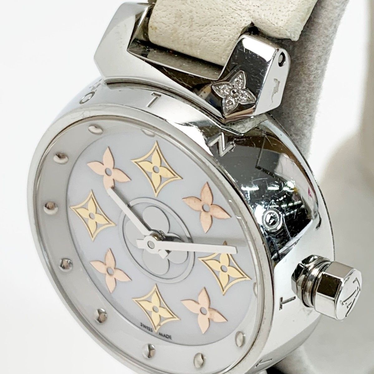 Louis Vuitton Tambour Idylle Blossom Quartz Watch Leather — view 3