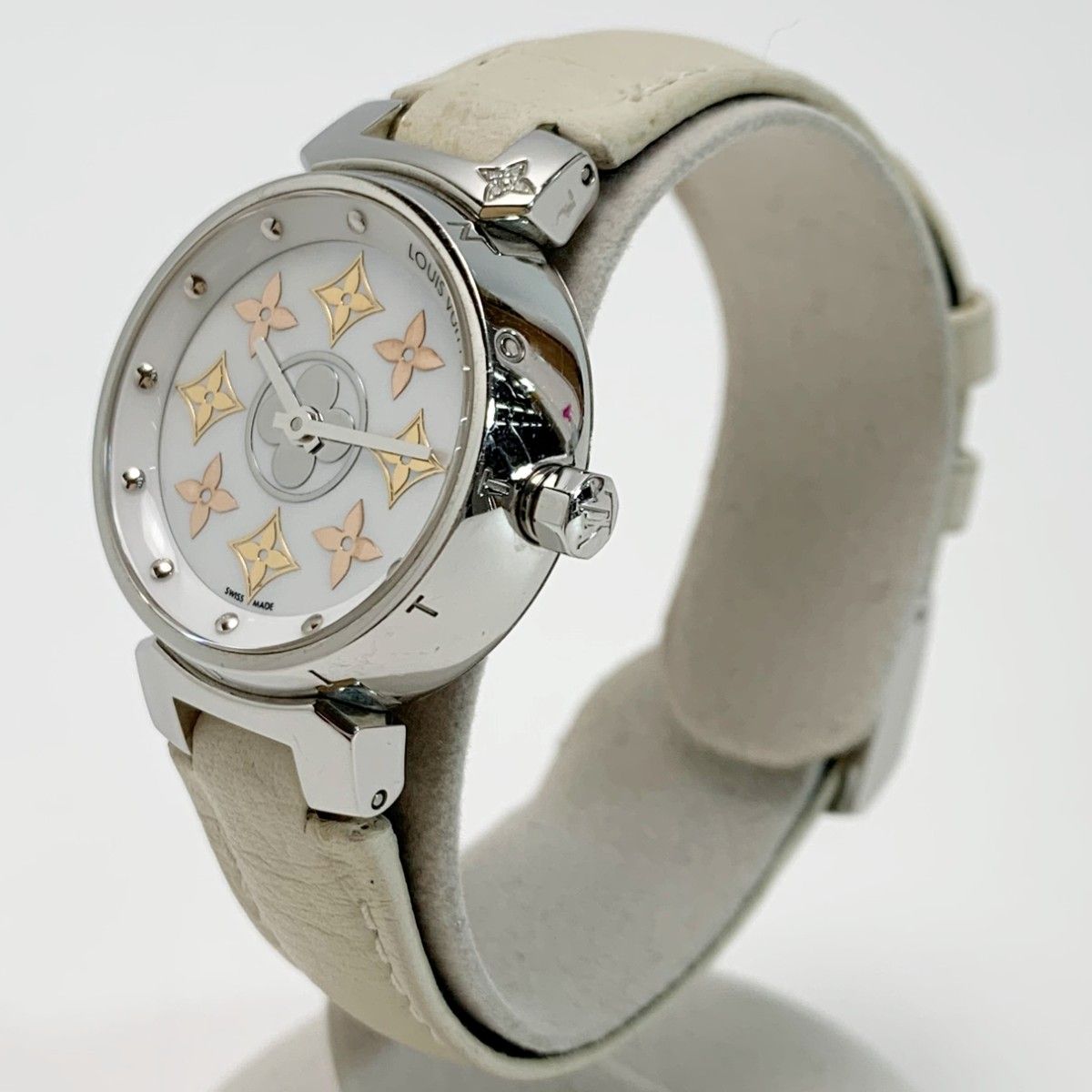 Louis Vuitton Tambour Idylle Blossom Quartz Watch Leather — view 2