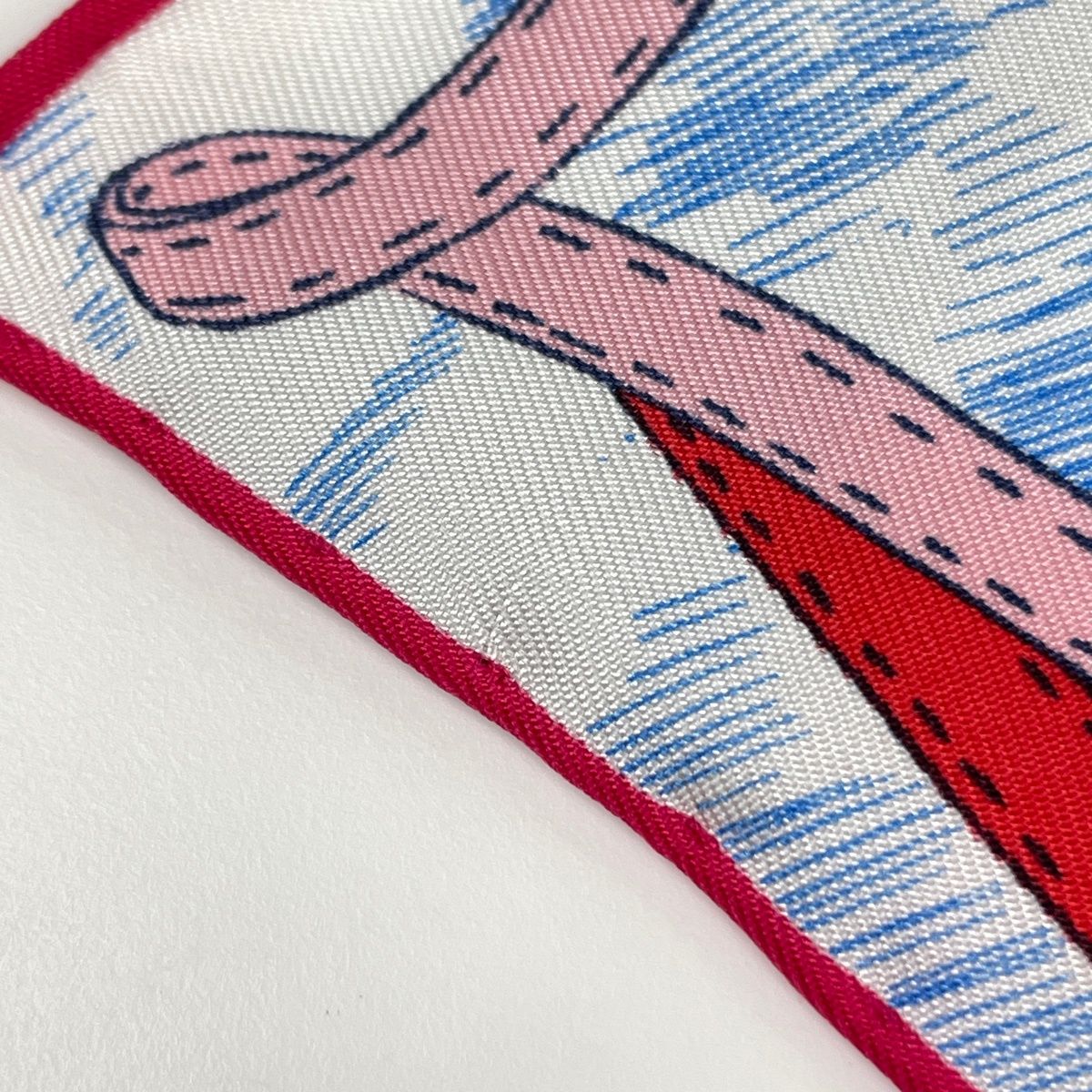 Louis Vuitton Carre 90 Up and Away Scarf Silk Blue Multicolor — view 3