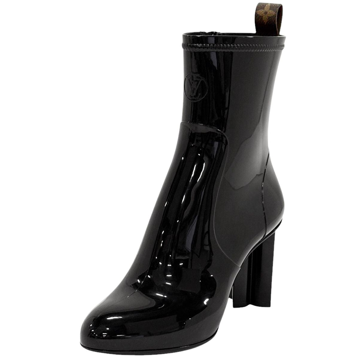 Louis Vuitton Shoes Rain Boots Rubber Noir