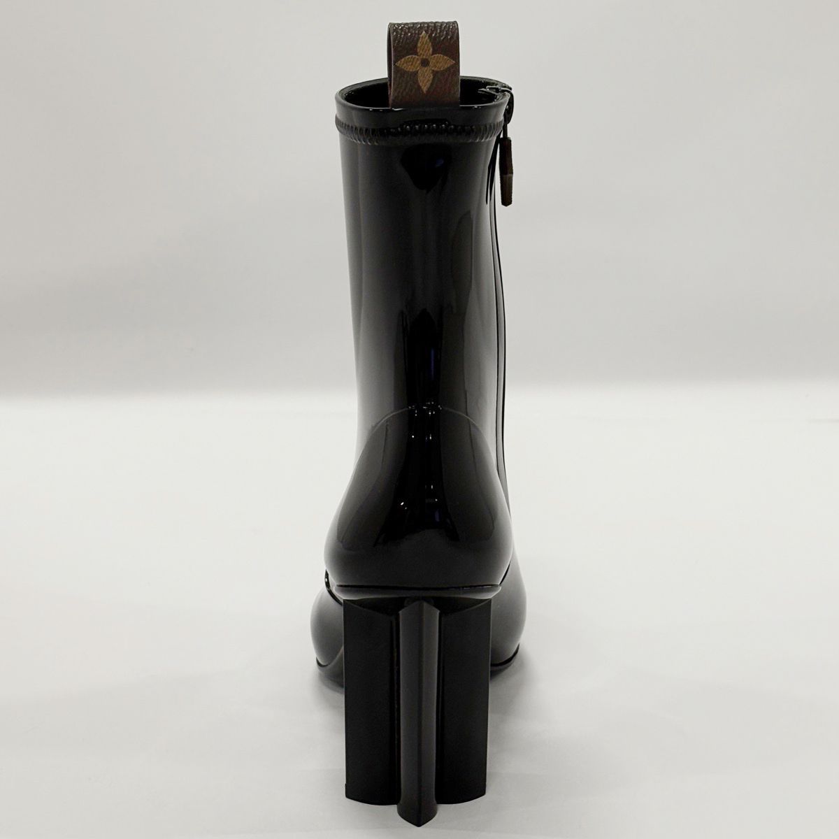 Louis Vuitton Shoes Rain Boots Rubber Noir — view 2