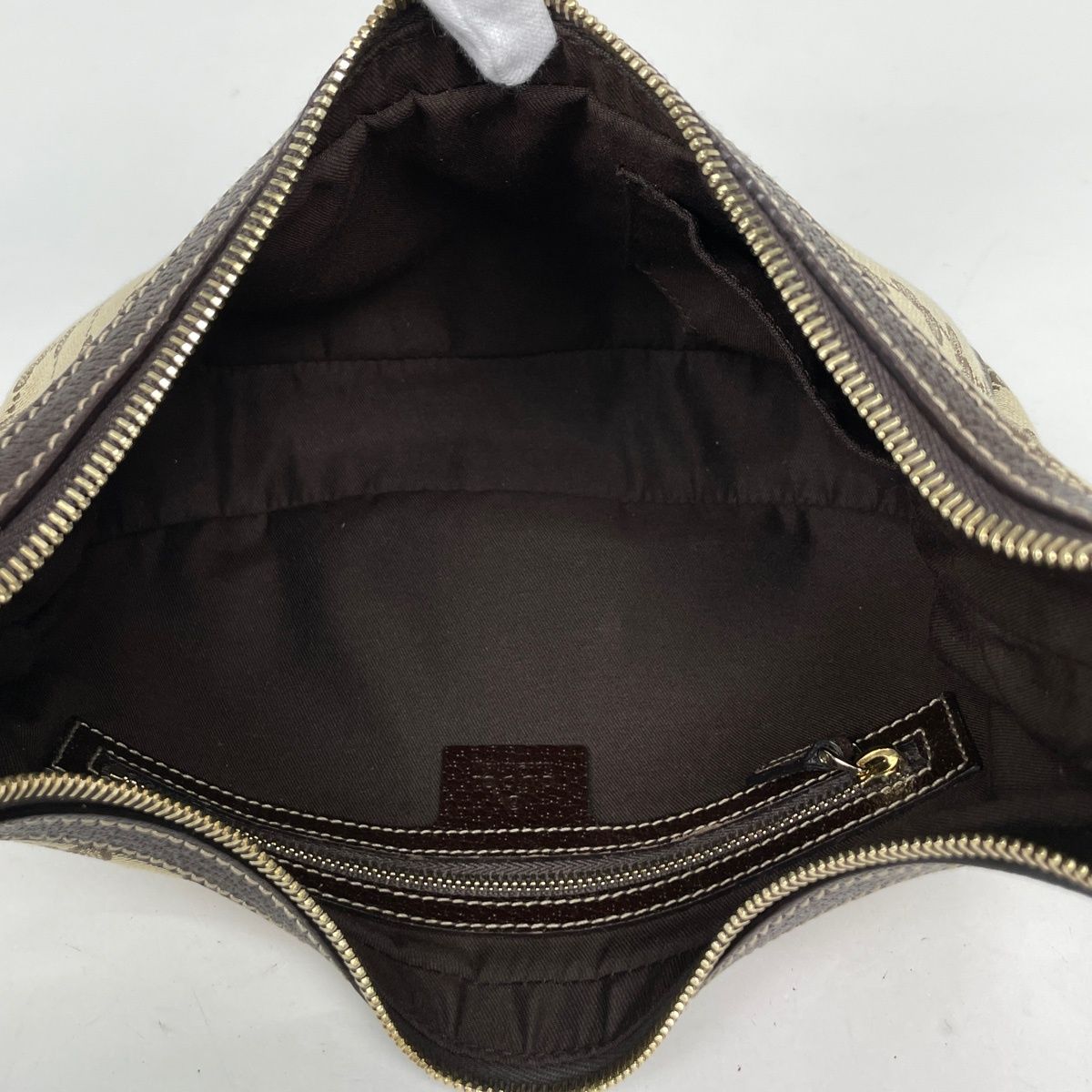 Gucci Shoulder Bag GG Pattern Canvas Beige Brown — view 6