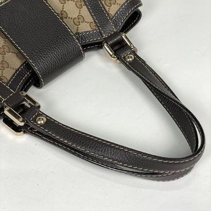 Gucci Tote Bag GG Pattern Canvas Beige Brown — view 5