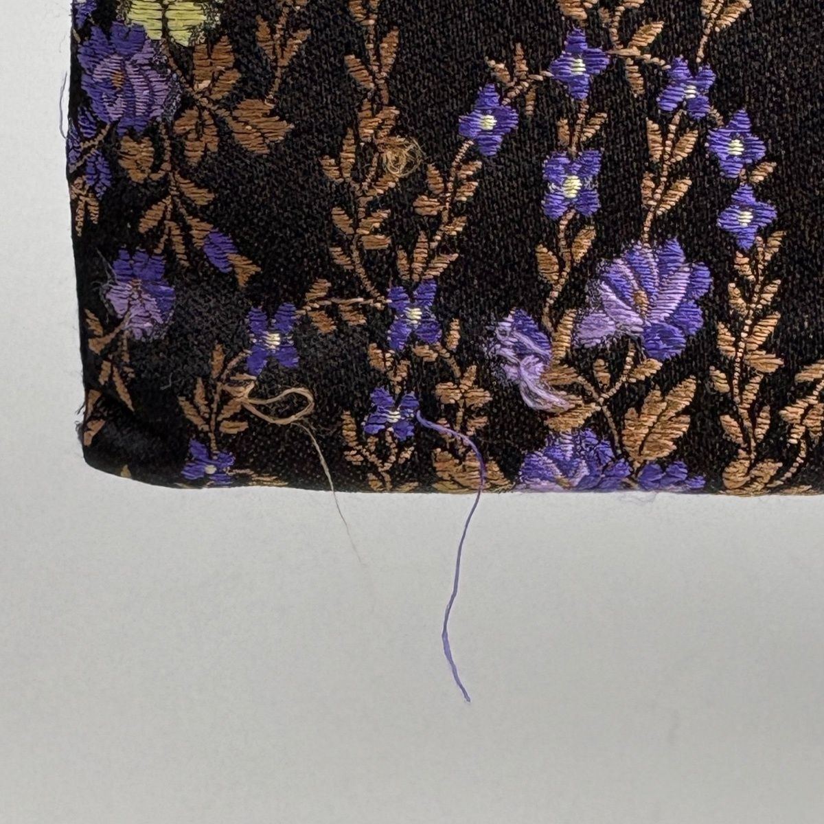 Prada Wallet Floral Fabric Nero — view 4