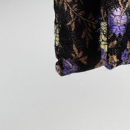 Prada Wallet Floral Fabric Nero — view 3