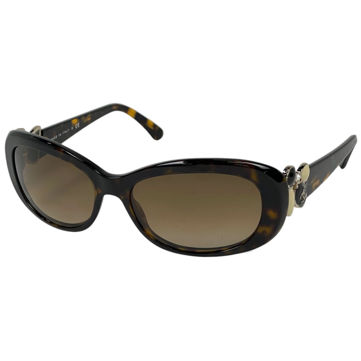 Chanel Sunglasses CC Logo Acetate Brown Eyewear