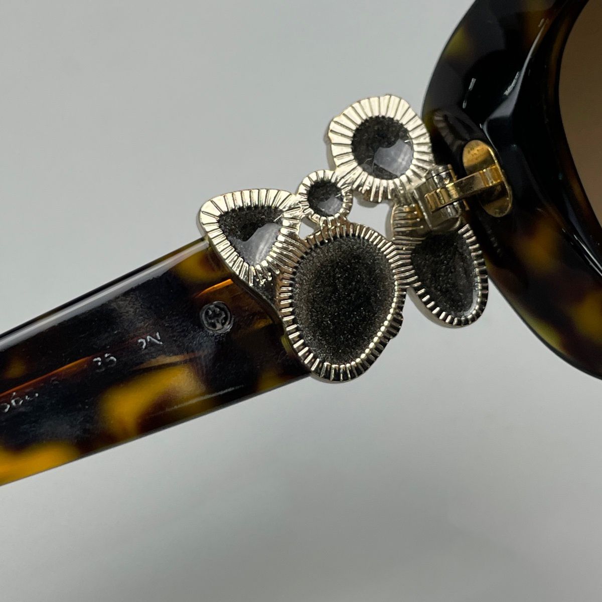 Chanel Sunglasses CC Logo Acetate Brown Eyewear — view 4