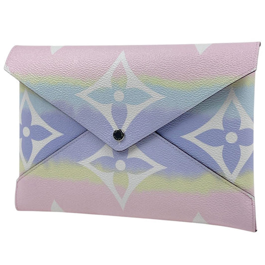 Louis Vuitton Pochette Kirigami Pouch LV Escale Monogram Giant Pink Purple