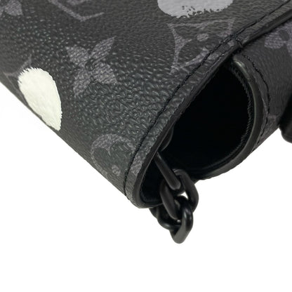 Louis Vuitton Wallet Yayoi Kusama Steamer Wearable Monogram Eclipse Gray — view 8